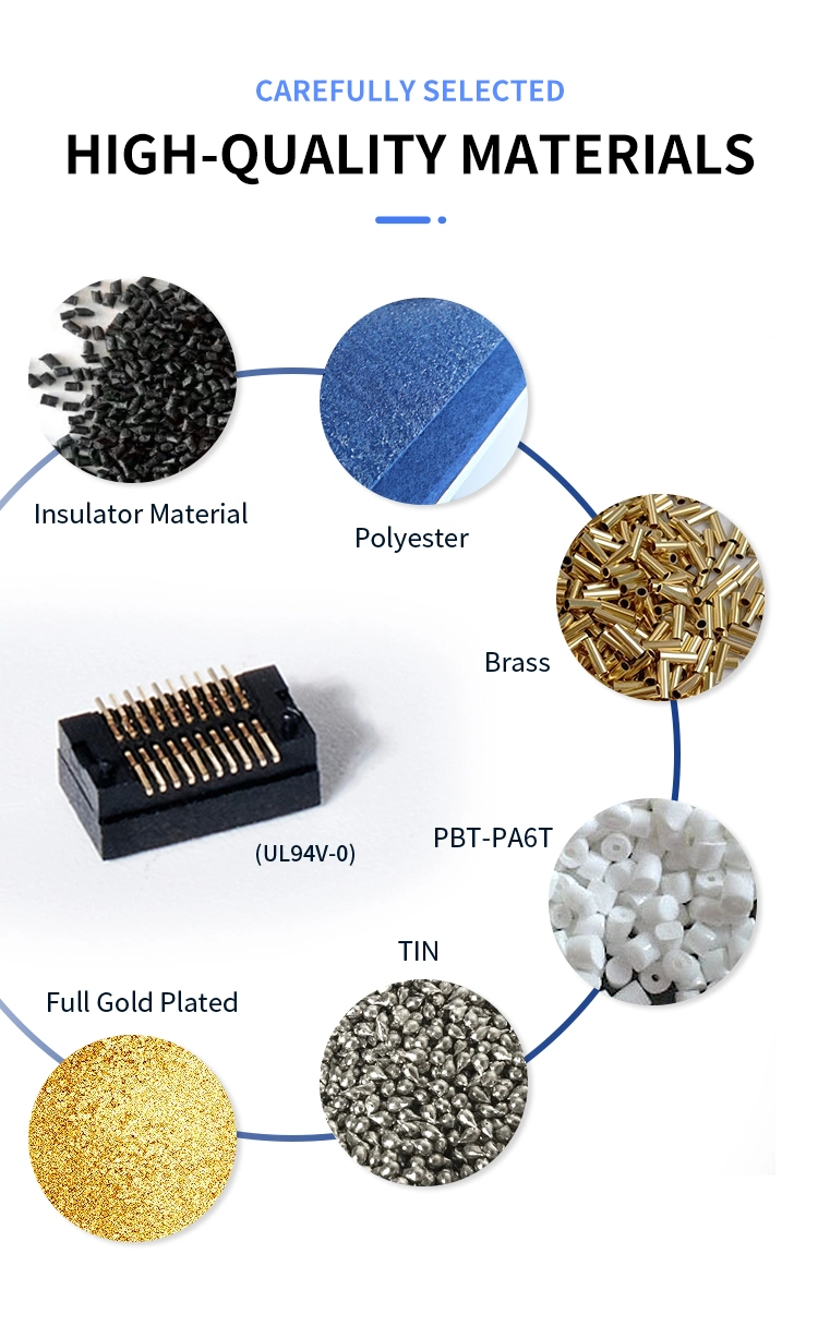 Sample Customization 0.635mm High Quality PCB Connector High Temperature Resistant 60p LED Board to Board Connectors